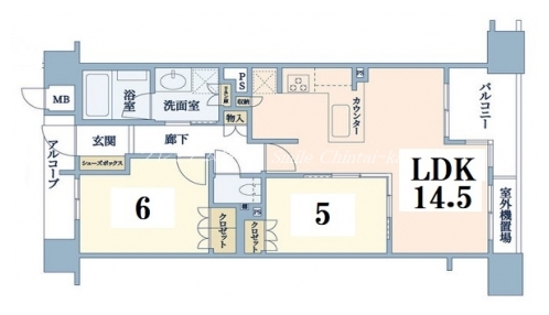 グランレジェイド京都河原町 間取り図
