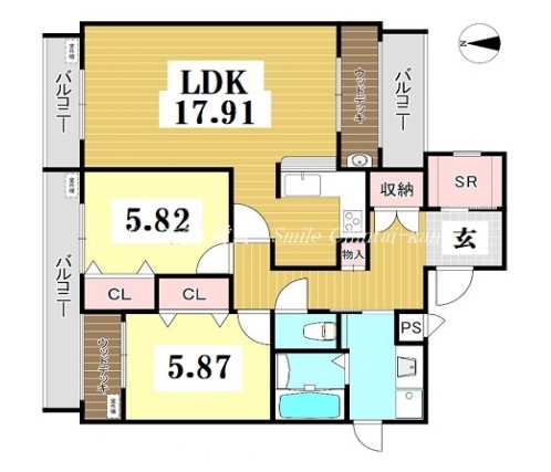 Bellissimo継孝院 間取り図