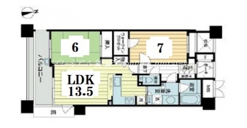 烏丸御池アーバンライフ 間取り図