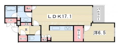 グランドメゾン京都御池通 間取り図