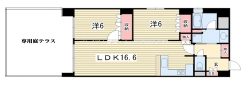 リーガル京都聖護院 間取り図
