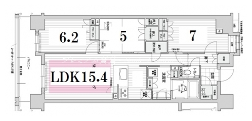 リソシエ西洞院センシア 間取り図