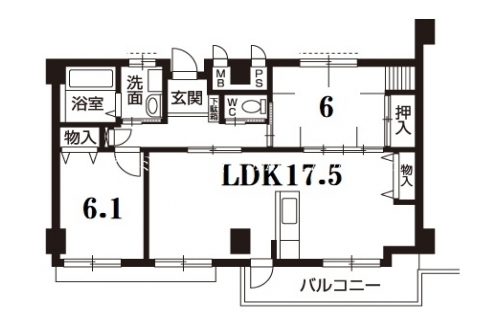 玉屋・山三小路 間取り図