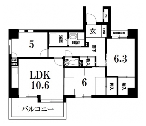 kis グローブ竹 間取り図