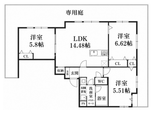 ロマンシャンブル 間取り図
