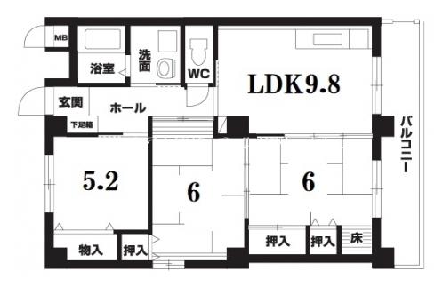 山和小路 間取り図