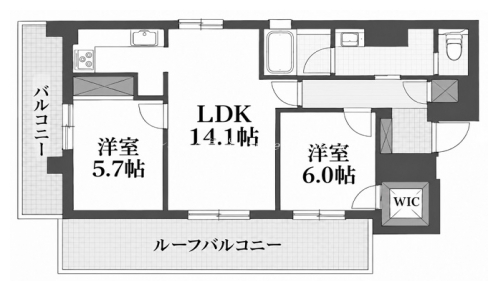 リーガル京都堀川中立売Ⅱ 間取り図