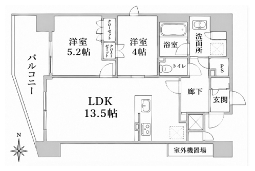 ザ・パークハウス堀川六角 間取り図