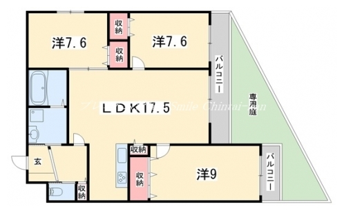 EMINAS北白川 間取り図